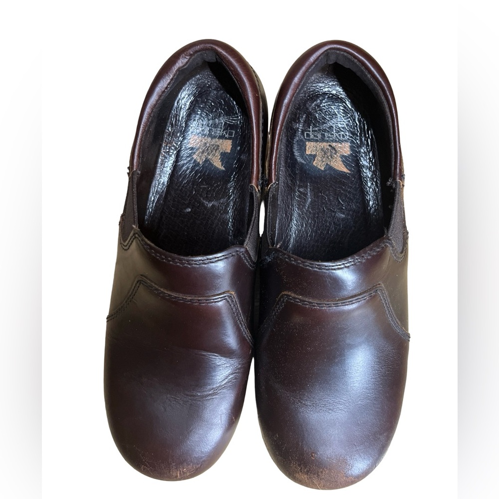 Dansko Women’s EU 36 US 5.5-6 Brown Leather Clogs XP Professional Casual Shoes - Picture 3 of 11